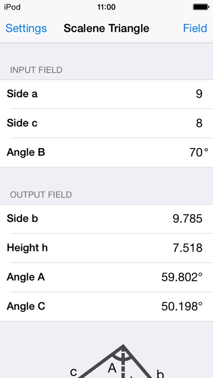 Scalene Triangle Calculator screenshot-3