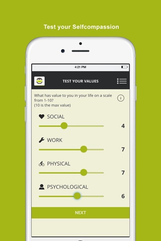 EO APP - Egenomsorg / Selfcompassion screenshot 2