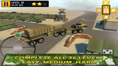 TANK PARKING BLITZ RACE WITH HEAVY ARMY TRUCKS, MISSILE LAUNCHER AND TANKS 1.02 IOS
