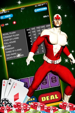 ״Mighty Heroes״ Poker - Free Chaotic Pooker Card Game! screenshot 2