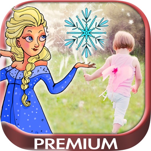 Your picture with frozen ice princesses Premium