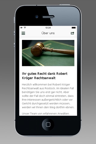 Robert Kröger Rechtsanwalt screenshot 2