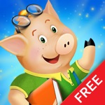 The three little pigs - preschool  kindergarten fairy tales book for kids Free