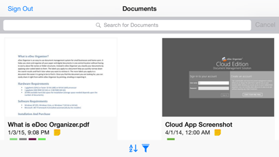 How to cancel & delete eDoc Organizer Cloud Document Management from iphone & ipad 1