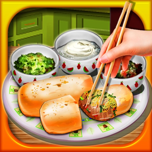 Girls cooking game-burritos icon