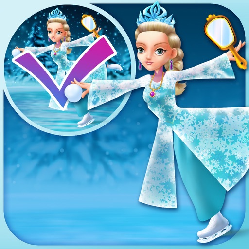 My Ice Skating Snow Princesses Draw And Copy Game - Free App iOS App