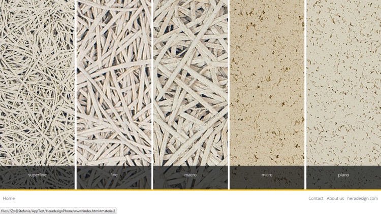 Heradesign: Acoustic systems for walls and ceilings. iPhone version.
