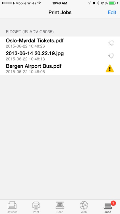 Direct Print and Scan for Mobile