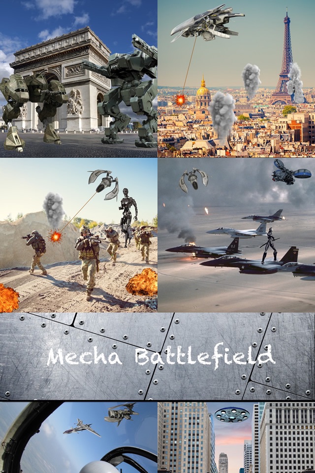 Mecha Battlefield Photo Editor screenshot 4
