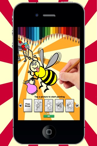 Coloring Book Insects screenshot 2