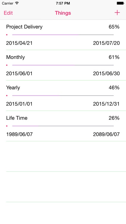 iDelay - Time Progress Widget