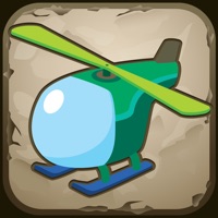 Helicopter-s Game Learn and Play for Children with Flying Engines in the air