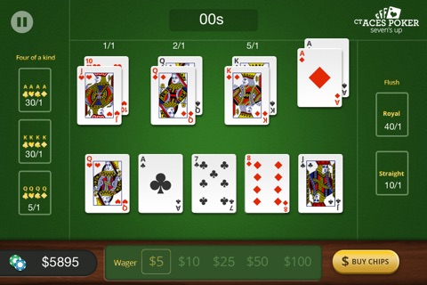 CT Aces Poker - Seven's Up screenshot 2