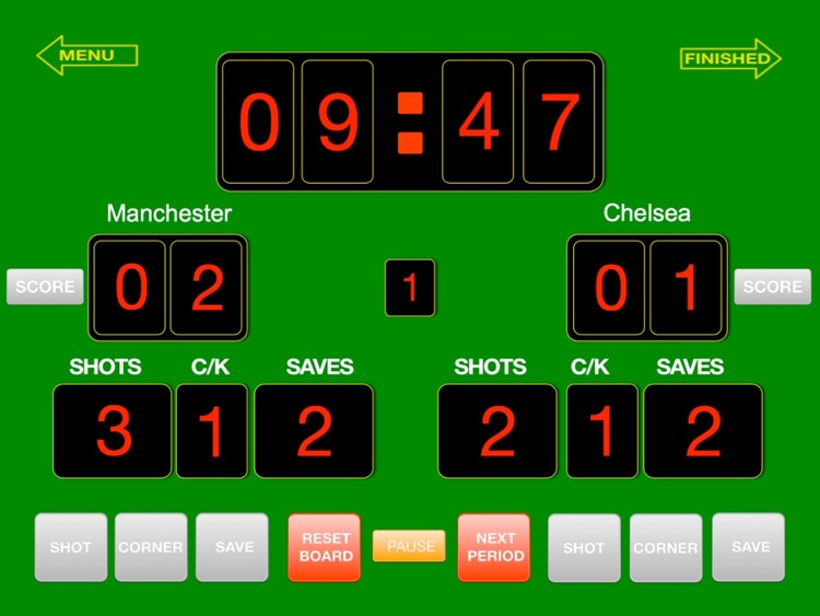 ScoreKeeper Soccer HD