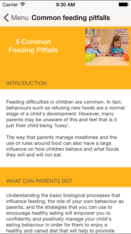 Child Feeding Guide