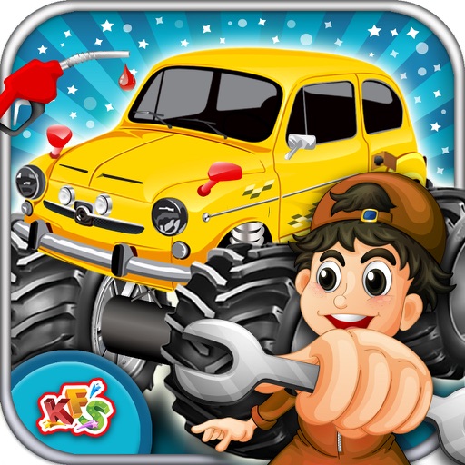 Monster Truck Maker – Build the vehicle in this mechanic game Icon