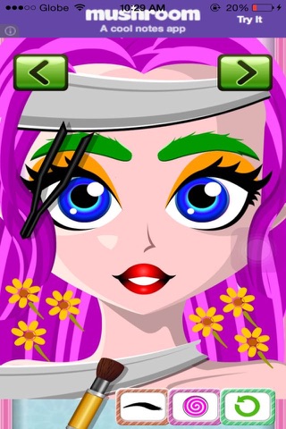 All Hairy Monsters Eyebrow Salon - Funny Beauty Spa Makeover Game for Kids Free screenshot 3