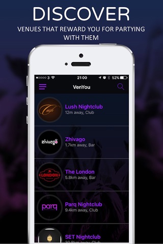 VenYou - Shake and Win App For Nightlife screenshot 3