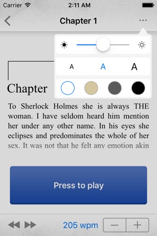 REVO - speed read your epub screenshot 3