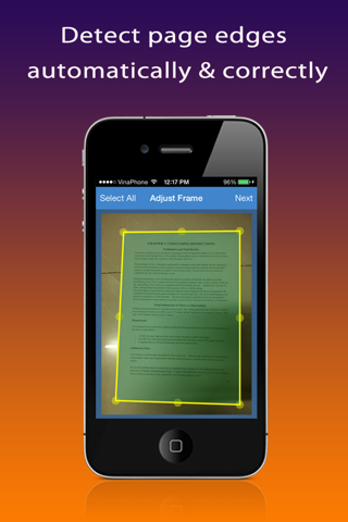 Quick Scanner : Quickly scan document, receipt, note, business card, image into high-quality PDF documents screenshot 3