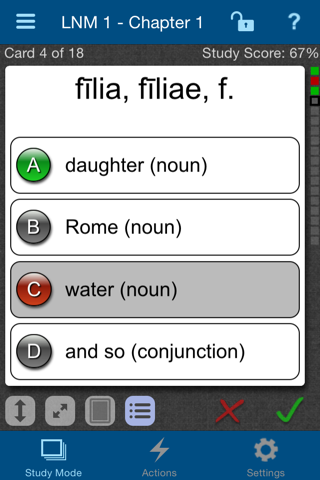 Latin for the New Millennium Level 1 Vocabulary Flashcards screenshot 2