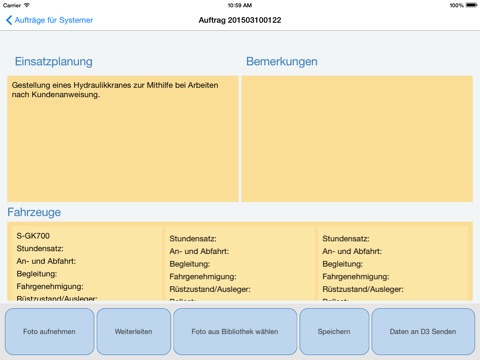 Odysys D3 Außendienst screenshot 3