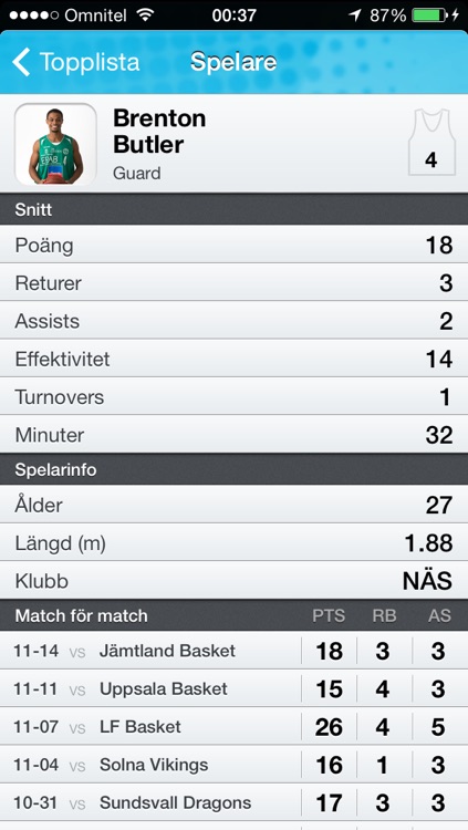 Basketappen Live screenshot-4