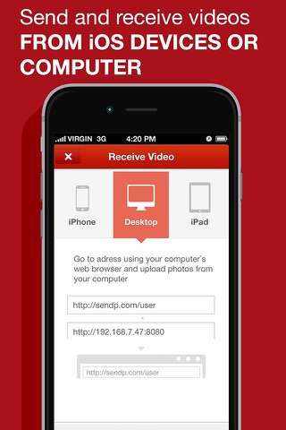 Video Transfer - photo and video transfer app over wifi screenshot 3