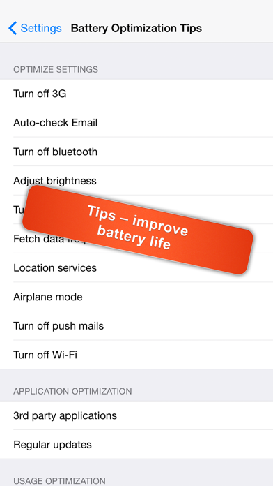 iBattery Pro - Battery status and maintenance Screenshot 5