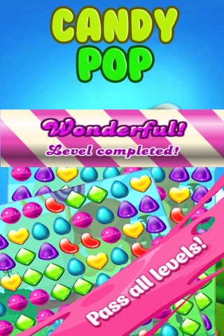 Candy Pop Fun Mania - smash and match sweet candy game screenshot 3