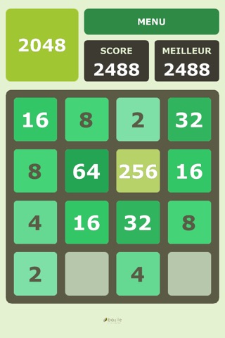 2048 gratuit - Bazile screenshot 4