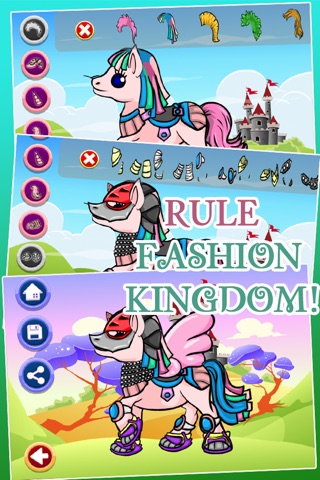 Action Pet Pony Pocket Fashion Salon - My Hollywood Knights Legacy Dress Up Edition screenshot 3