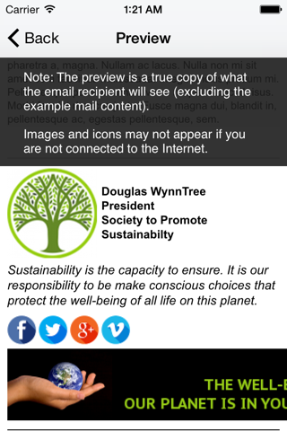 Email Signature Pro - náhled