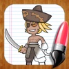 Coloring Kids Art Pirates Full