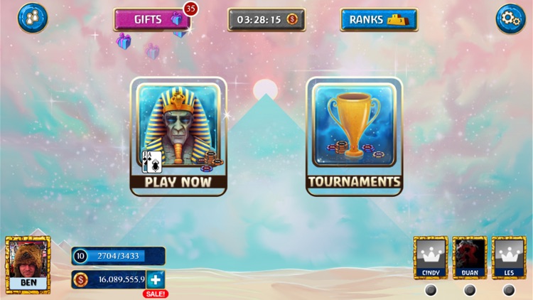 Luxor Blackjack – Free, Live Card Tournaments!