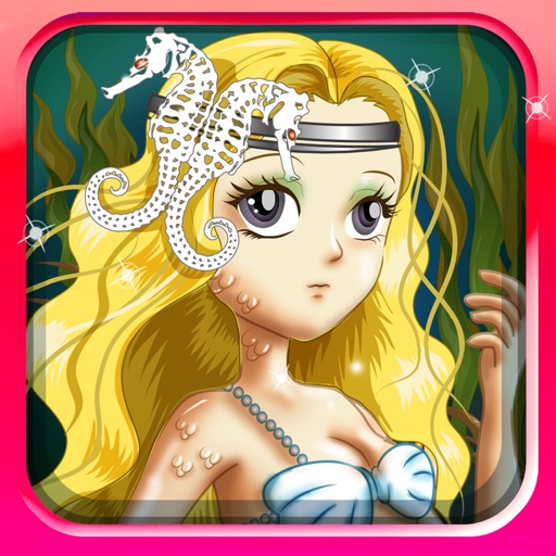 A Mermaid Fins Dress-up Salon! - Fairy tale bubble world of fashion style & make-up me for kids icon