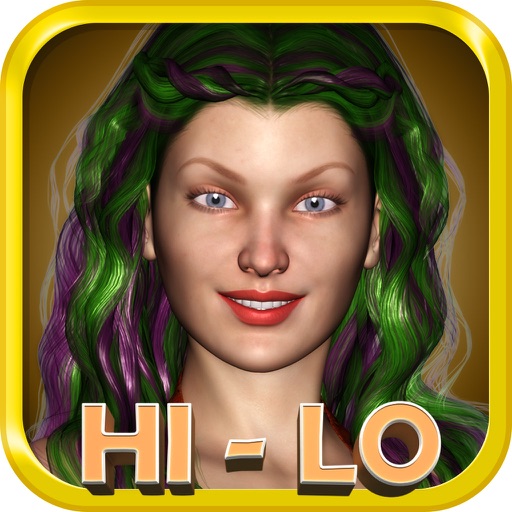 Big Mardi Gras Party Hi Lo Cards Icon