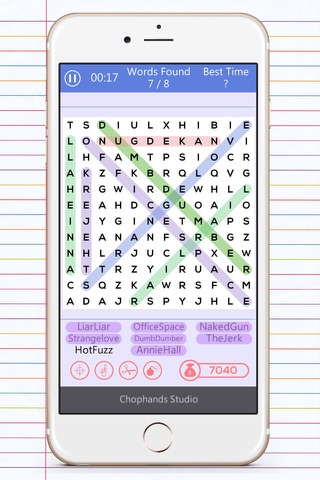 Word Search 2 - Colorful - Free - including 8 packages - 4 Props screenshot 2