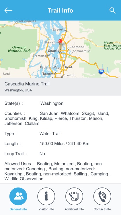 Washington National Recreation Trails