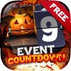 Event Countdown Beautiful Wallpaper  - “ Haunted Halloween ” Free