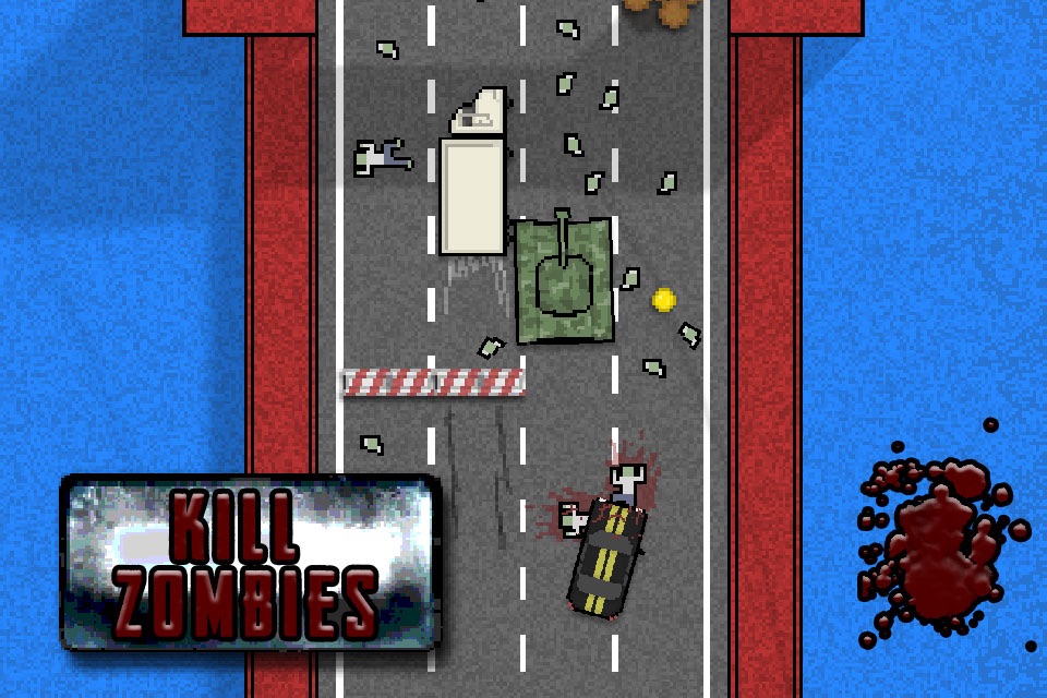 Car Racing Survivor - A Cars Traffic Race to be a Zombie Roadkill and avoid The Police Chase screenshot 4