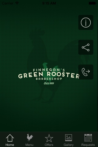 Green Rooster Barbershop screenshot 2
