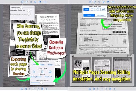 MicroScan Pro - Scan multi pages to high quality pdf + convert photo to pdf + annotation screenshot 3