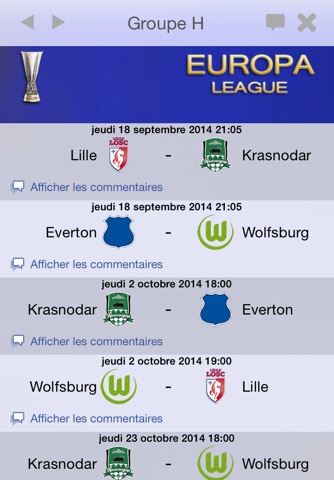 Europa L. Live 2014-2015 screenshot 3