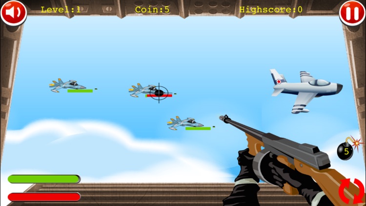 Airforce Heavy Gunner FREE - Air Denfensive Shooting Game screenshot-3