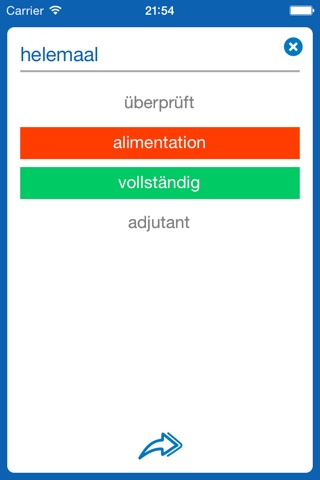 Dutch <> German Dictionary + Vocabulary trainer screenshot 4
