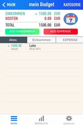 The My Expenses screenshot 2