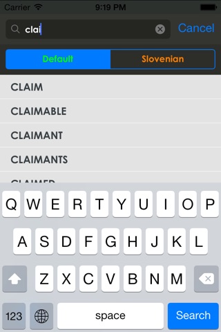 Slovenian Dictionary screenshot 4