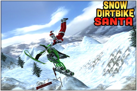 Snow Dirt Bike Santa screenshot 3