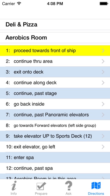 Deck Director Select - onboard cruise ship guide screenshot-3